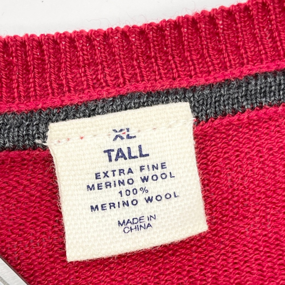 Gap Cardigan Sweater Extra Fine Merino Wool Size XL Tall Preppy Academia Classic - Picture 9 of 14